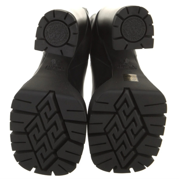 VERSACE MEDUSA PLATFORM ANKLE BOOTS - Picture 5 of 5